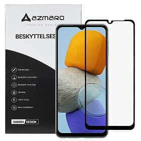 Azmaro Samsung Galaxy M23 5G Premium härdat glas Fullständig täckning