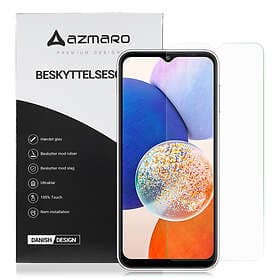 Azmaro Samsung Galaxy A14 5G Ultraklart Skärmskydd i Härdat glas Genomskinlig