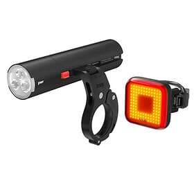 Knog Pwr Road 700 Blinder Square Light Set Silver 700 / 1000 Lumens