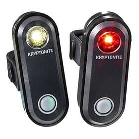 Kryptonite Avenue F-65+avenue R-30 Light Set Svart 65/30 Lumens