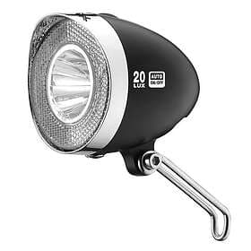 XLC Retro Cl-d03 Dynamo Front Light Svart,Silver