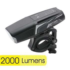 Moon Meteor Storm Pro Usb Front Light Svart 2000 Lumens