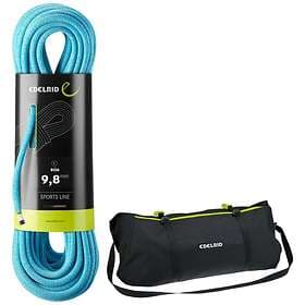 Edelrid Boa 9,8 mm Mit Seilsack Liner Klätterrep Blue One Size
