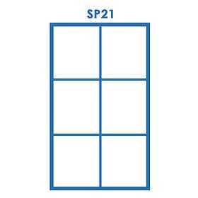 NorDan Fönsterdörr Tanum Lagerfört Aluminium Alu:A-FDB (ff)13 v9x21 SP21