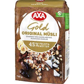 AXA Gold Müsli Original med Frukt & Nötter 750g