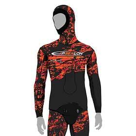 Epsealon Red Fusion Skin Spearfishing Jacket 5 Mm Svart S