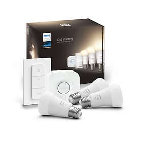 Philips Philips Hue White LED Starter Pack E27 A60 2700K 1100lm 9,5W (3-pack)