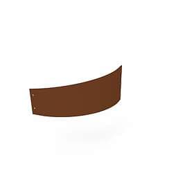 Flexigarden Planteringskant Corten Övergång 120-180 mm Kvartsbåge corten överg. kvartsbåge höger 13595500115