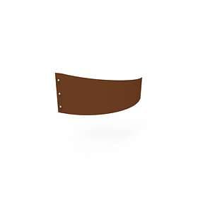 Flexigarden Planteringskant Corten Övergång 120-180 mm Kvartsbåge corten överg. kvartsbåge vänster 13595500117