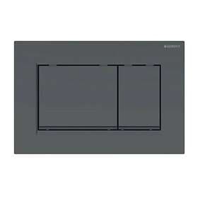 Geberit Spolknapp Sigma 30 Sigm30 mattsvart/svartblank dubbelspolning 115883161
