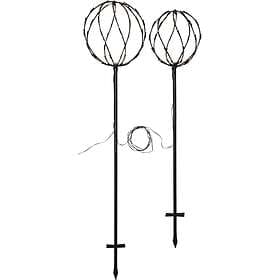 Star Trading Utomhusdekoration Sphere Klot 2st LV 475-26