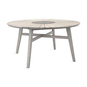 Venture Design Matbord Rossi Ø 150 cm Rives Table ø Antique White Acacia / Grey Stone 9650-014