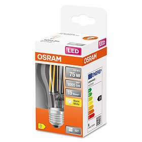 Osram LED-Lampa Normal (75) Box E27 827 Cl A LED-LAMPA NORMAL KLAR BOX CL