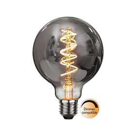 Star Trading LED-lampa E27 G95 Decoled Spiral Smoke Dimbar 2W LEDlampaE27G95 354-61-1