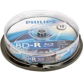 Philips BD-R 25GB 6x 10-pack Spindel