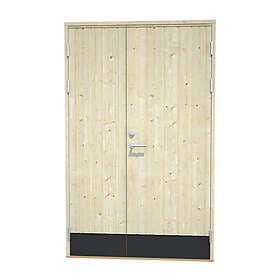 Skånska Byggvaror Förrådsdörr Obehandlad utan glas 13 x 20 560021