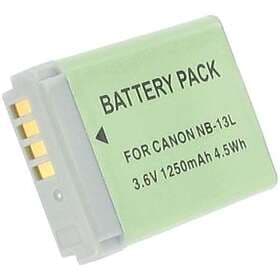 Batteriexperten Kompatibelt med Canon Powershot G7X MARK 2, 3.6V, 1250 mAh