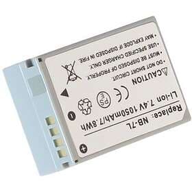 Batteriexperten Kompatibelt med Canon Powershot SX30is, 7.2V (7.4V), 1050 mAh