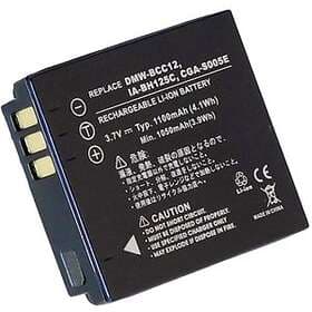 Batteriexperten Kompatibelt med Panasonic Lumix DMC-FX50, 3.6V (3.7V), 1100 mAh