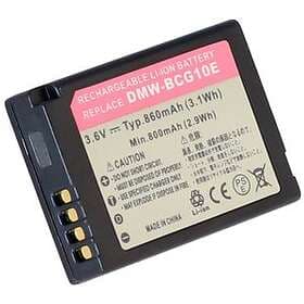 Batteriexperten Batteri DMW-BCG10E för Panasonic, 3.6V (3.7V), 860 mAh