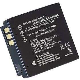 Batteriexperten Batteri CGA-S005E/1B för Panasonic, 3.6V (3.7V), 1100 mAh