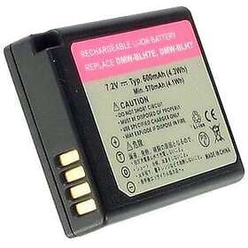 Batteriexperten Batteri DMW-BLH7E för Panasonic, 7.2V (7.4V), 600 mAh
