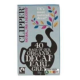 Clipper Svart Te Earl Grey Decaf, 40 påsar