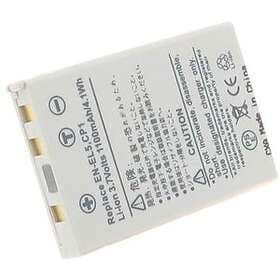 Batteriexperten Kompatibelt med Nikon Coolpix P340, 3.6V (3.7V), 1100 mAh