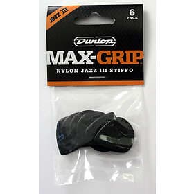 Jim Dunlop Plektrum Nylon MaxGrip JAZZ471P3S 6/PLYPK