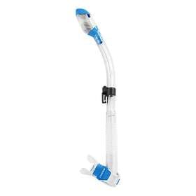 Cressi Dry Diving Snorkel Junior Durchsichtig,Blå