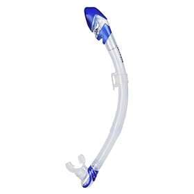 Seacsub Vortex Dry Silicone Diving Snorkel Durchsichtig,Blå