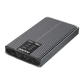 Maiwo Externakabinett för Hårddiskkloning M.2 NVMe SSD USB3.2 20Gbps K2022P