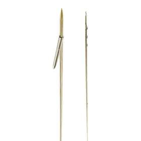 Sigalsub Tahitian Shaft Hrc With Shark Fins Single Barb 8 Mm Guld 115 cm