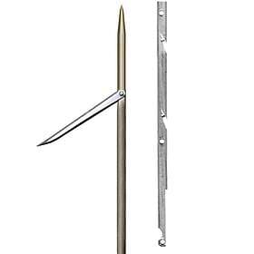 Sigalsub Tahitian Spearshaft Notched Single Barb 6,5 Mm Silver 105 cm