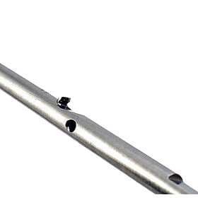 Sigalsub Tahitian Spearshaft Sharkfin Double Barb 6,75 Mm Silver 115 cm