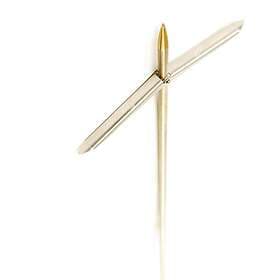 Sigalsub Tahitian Shaft Hrc With Shark Fins Double Barb 6,25 Mm Guld 160 cm