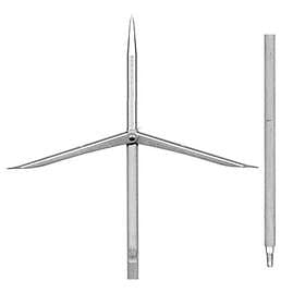 Sigalsub Tahitian Spearshaft Double Barb For Cyrano/airbalete 6,75 Mm Silver 115 cm / For Cyrano 970 / Airbalete 110