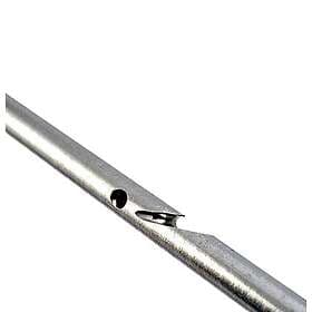 Sigalsub Tahitian Spearshaft Notched Double Barb With Cone 6,5 Mm Silver 120 cm