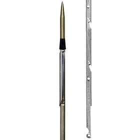Sigalsub Tahitian Spearshaft Notched Single Barb With Cone 7 Mm Silver 160 cm
