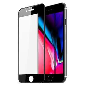 [1-PACK] Härdat glas Apple iPhone 8 / Apple iPhone 7 Skärmskydd Svart