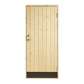 Jabo Förrådsdörr 10° Rak Dörr rak panel höger 8x19 25500