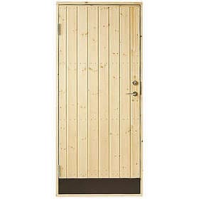 Jabo Förrådsdörr 18° Rak Dörr rak panel vänster 9x20 25520