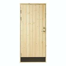 Jabo Förrådsdörr 18° Rak Dörr rak panel vänster 10x21 25522