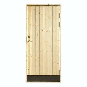 Jabo Förrådsdörr 18° Rak Dörr rak panel höger 10x21 25521