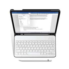 SC iPad 10,2 (2019/2020/2021) Fodral och Tangentbord Svart