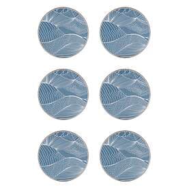 Åry Home Japanese Landscape glasunderlägg 6-pack Ocean