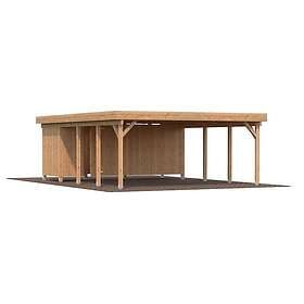 Palmako Förråd för carport Karl 40,6m² 515x196cm doppimpregnerad