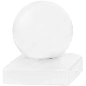 Jabo Stolplock Med Knopp 96x96 mm med knopp vit 10033