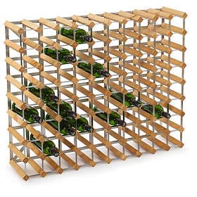 Traditional Wine Racks Vinställ 90 Flaskor Light Oak