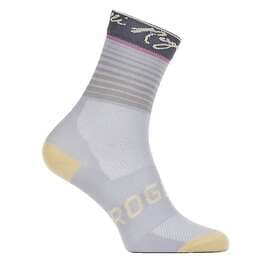 Rogelli Cykelstrumpor Impress Socks Grey/Gold